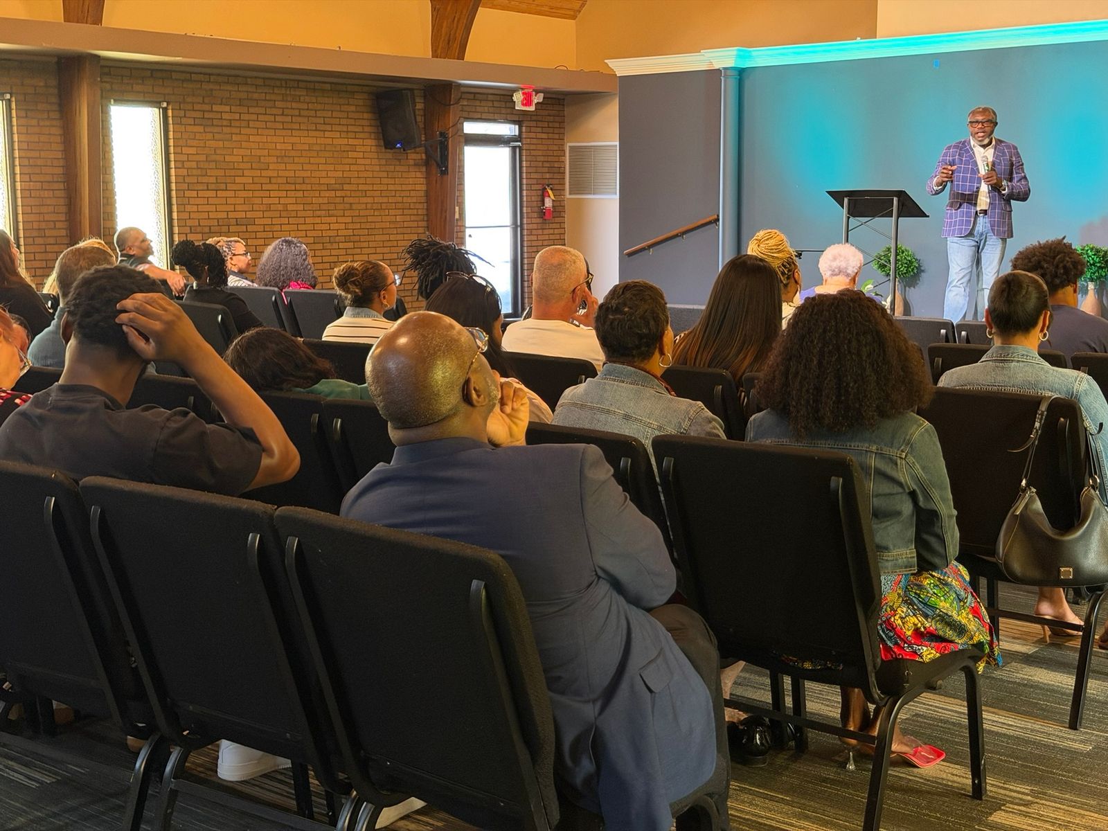 The Communion House congregation gathered for Sunday worship